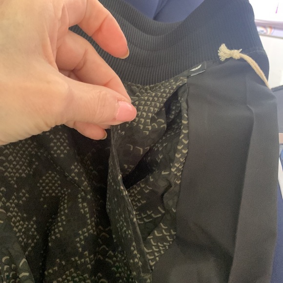 NWT Jessica Simpson Desert Snake High-Rise Woven Side Pockets Joggers Olive S - Picture 6 of 13